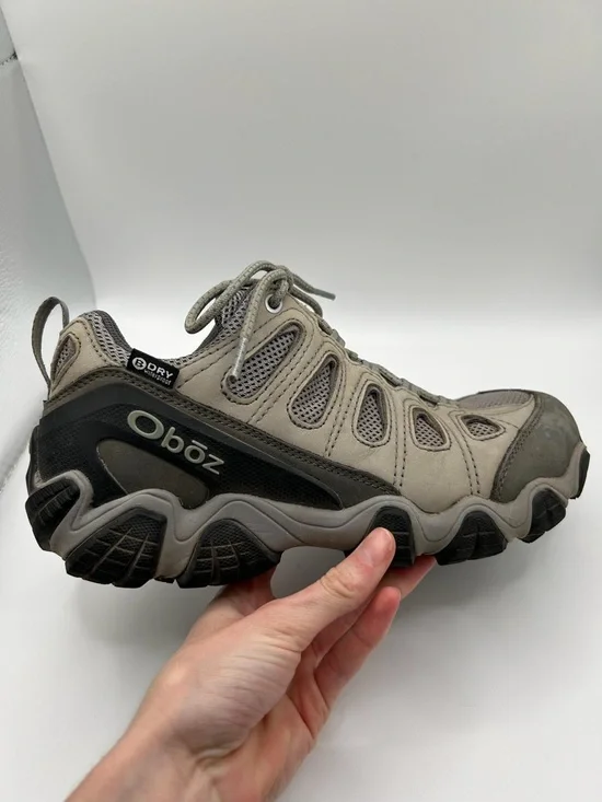 Oboz Women’s Size 8 Low B-Dry Hiking Boots Shoes Grey Outdoors Durable Comfort - Picture 8 of 11
